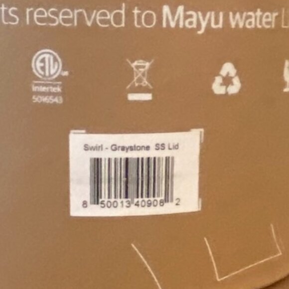 Mayu Swirl Structured Water Carafe and Base - Picture 14 of 16